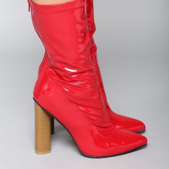 Red Booties - Picture 2 of 3